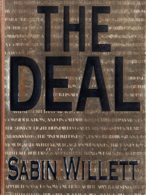 Title details for The Deal by Sabin Willett - Available